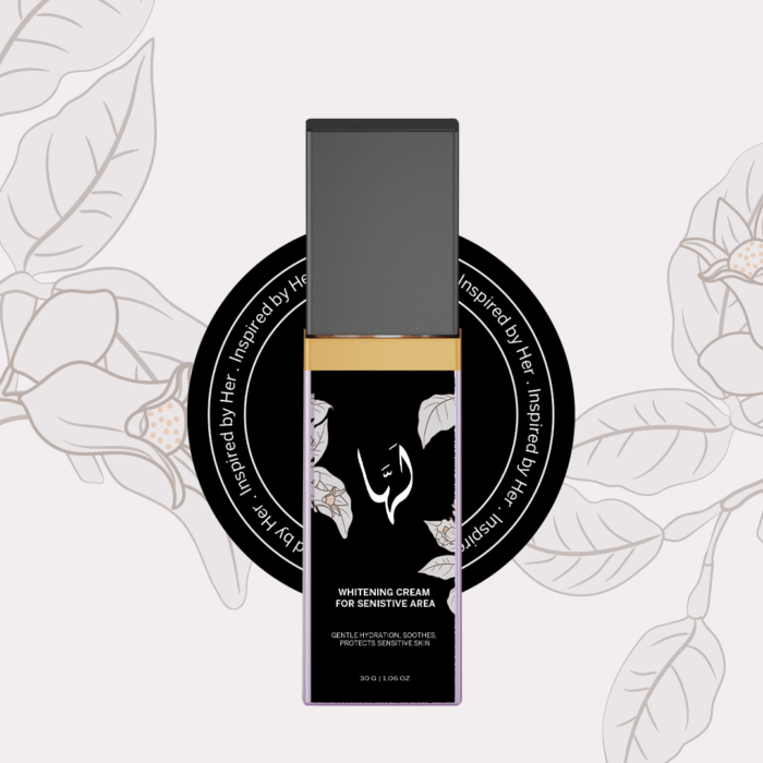 Whitening cream for sensitive area